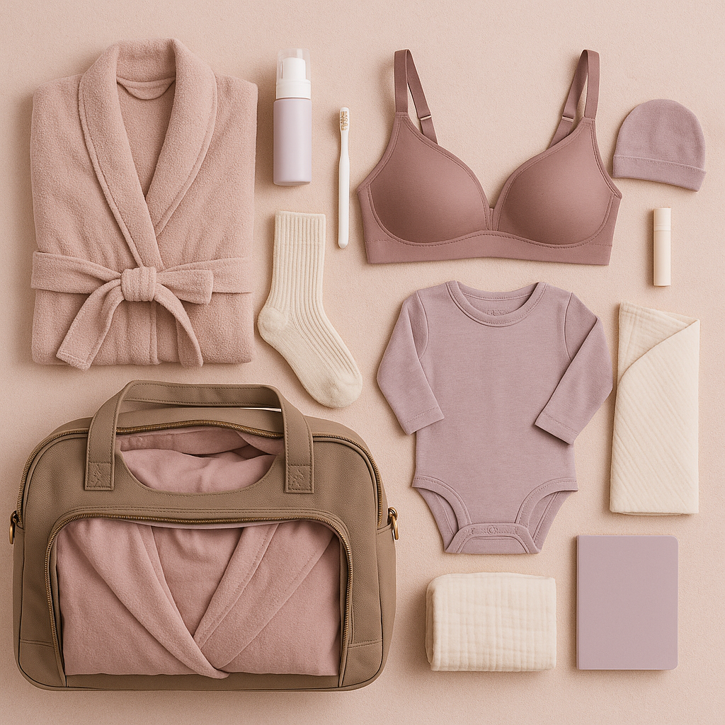 What to Pack in your Hospital Bag for First-Time Moms