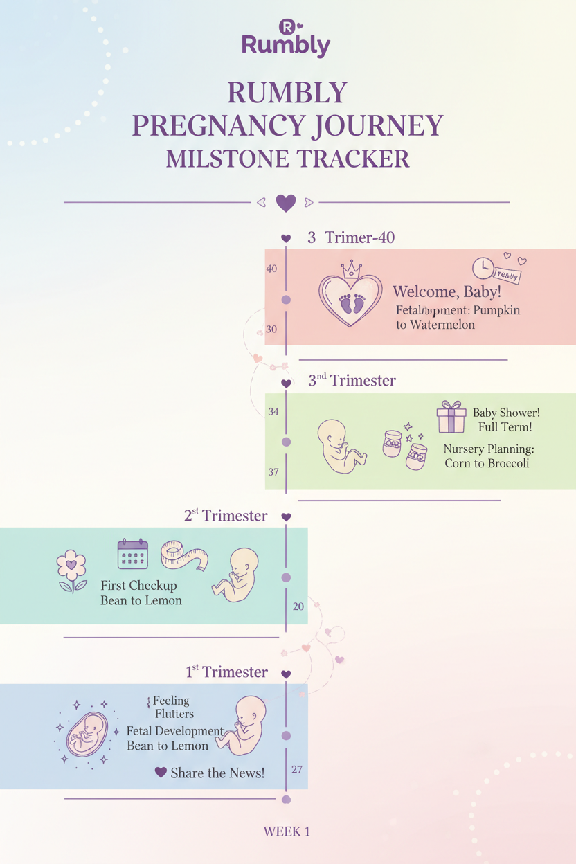 Rumbly Pregnancy Milestone Tracker